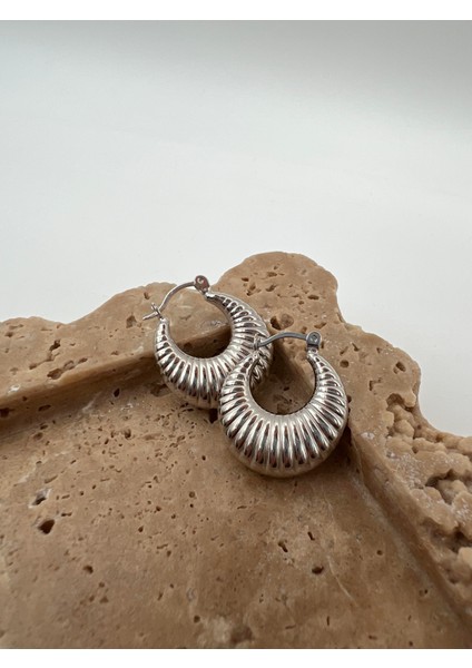 Gümüş Vintage Sepet Küpe