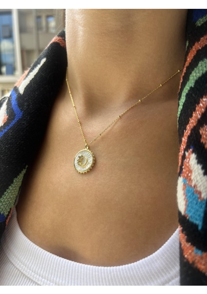 Başak Burcu Gümüş Kolye