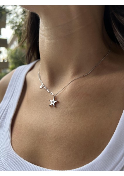 Gümüş Yıldız Kolye