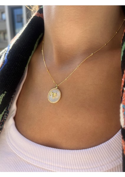 Koç Burcu Gümüş Kolye