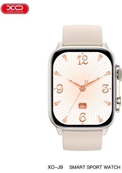 J9 1.95'' Hd Amoled Ekran IP68 Suya Dayanıklı Android iPhone Uyumlu Akıllı Saat