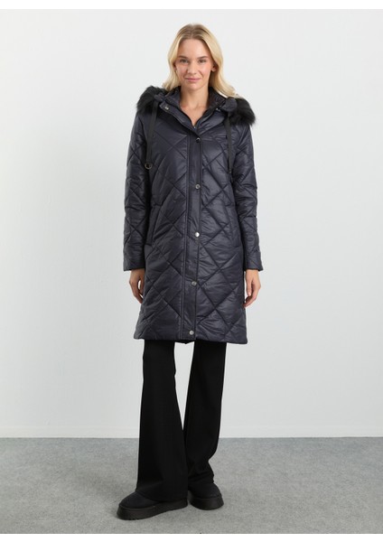 Lacivert Kadın Mont 25KSL6161