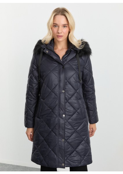 Lacivert Kadın Mont 25KSL6161 modelleri