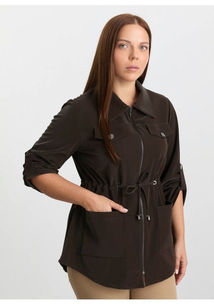 Kahve Kadın Trençkot 25KSL9512 fiyatları