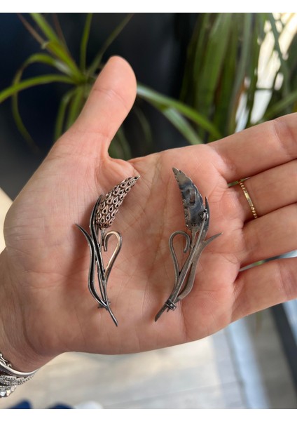 El Işi Tasarım Gümüş Başak Broş fiyatları