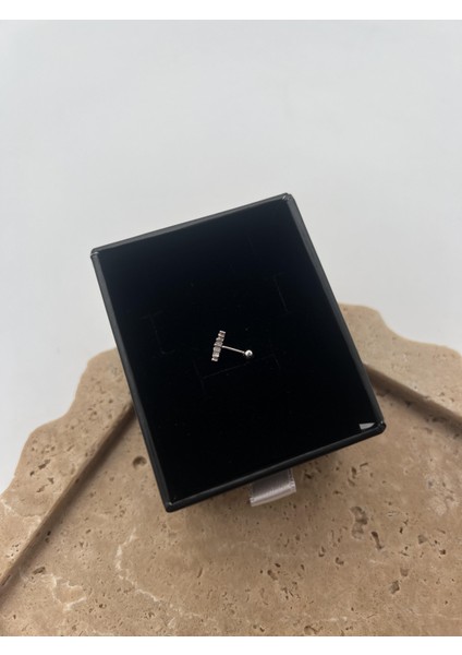 Beş Taşlı Gümüş Tragus fiyatları