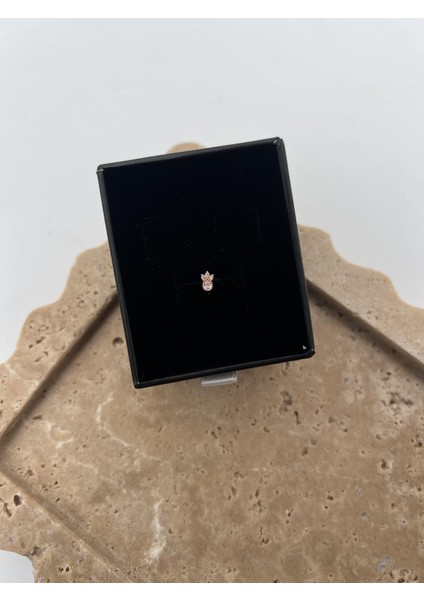 Damla Taşlı Gümüş Tragus