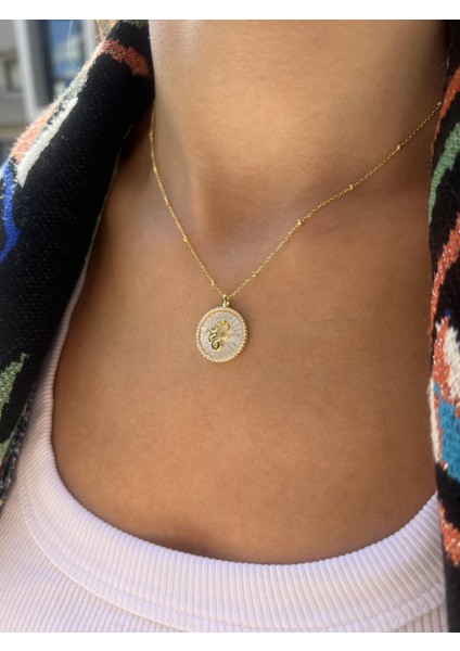 Oğlak Burcu Gümüş Kolye