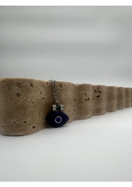 Gümüş Mavi Göz Kolye fiyatları