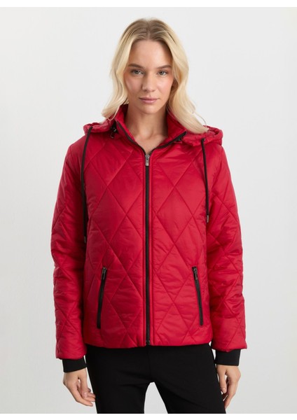 Kırmızı Kadın Mont 25KSL6153