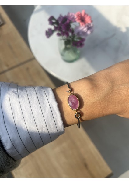 El Işi Tasarım Yakut Taşlı Bileklik