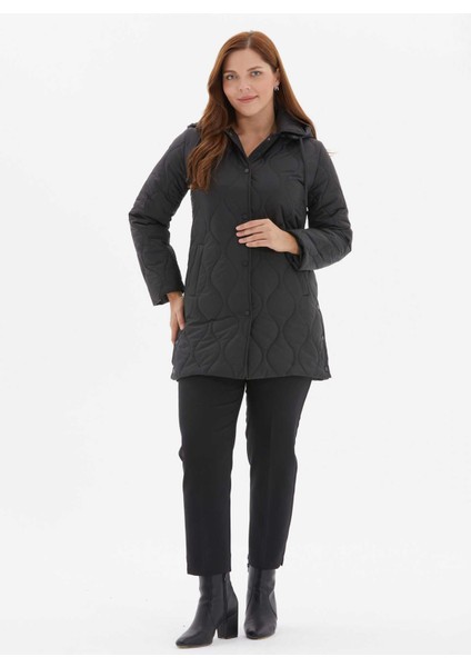 Siyah Kadın Mont 25KSL6168 fiyatları