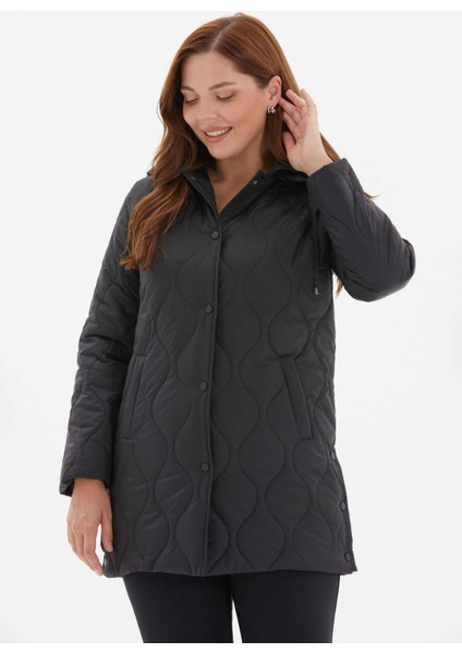 Siyah Kadın Mont 25KSL6168 modelleri