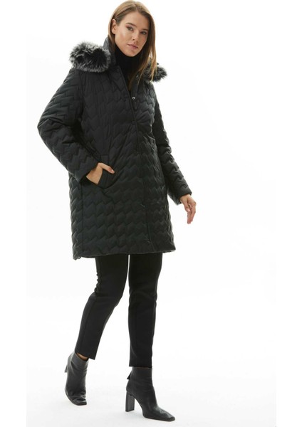 Siyah Kadın Mont 25KSL6172