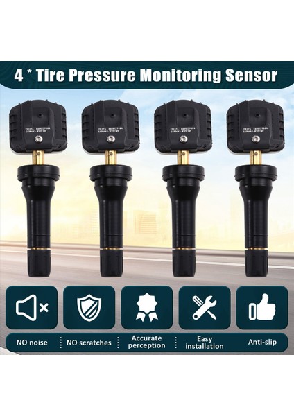 4pcs 6600129664 Tpms Lastik Basınç Izleme Sensörü Geely Atlas Pro Belgee/coolray Okavango Için 433MHZ (Yurt Dışından) fırsatları