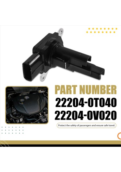 22204-0T040 Toyota Için Araç Kütle Hava Akış Sensörü 4runner Camry Avalon Scion Iq Tc Lexus IS250 ES350 2010-2016 22204-0V020 (Yurt Dışından) indirimleri