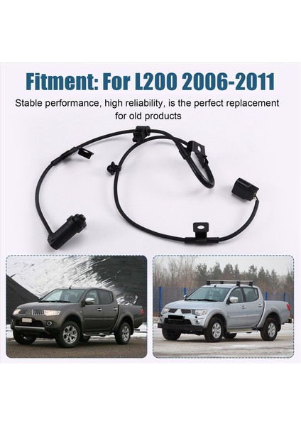 MN102577 Mitsubishi L200 2010 Için Arka Sol Abs Tekerlek Hız Sensörü - 2011 Otomobil Aksesuarları (Yurt Dışından) indirimleri