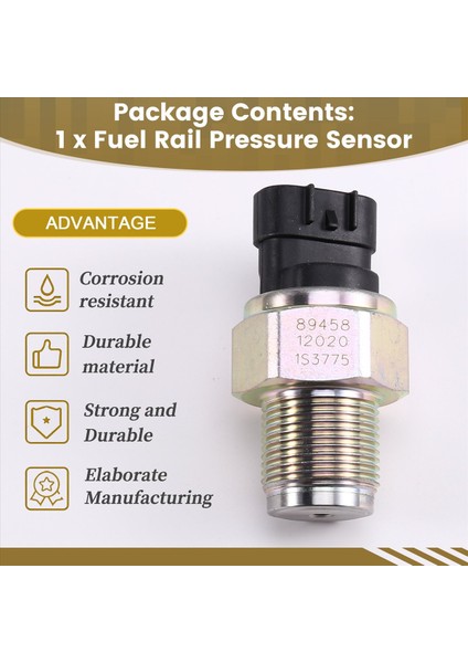 89458-12020 Yakıt Ray Basınç Sensörü 8945812020 Toyota Auris Avensis Hiace Hilux Land Cruiser Prado Rav4 2003-2009 (Yurt Dışından) fırsatları