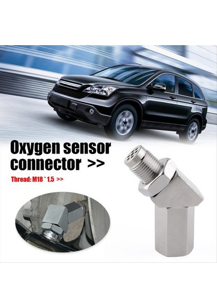 M18X1.5 O2 Oksijen Sensörü Genişletici 45 Derece Oksijen Sensör Aracıklı Diş M18X1.5 Adaptör Genişletici Ara Çember Cel Eminator (Yurt Dışından) indirimleri