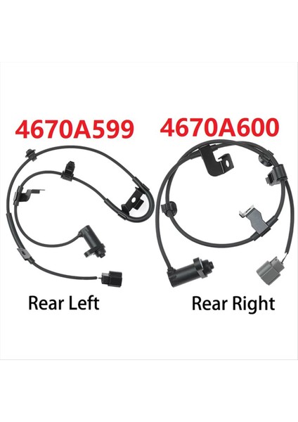 4670A599 4670A600 Araç Arka Sol Sağ Abs Tekerlek Hız Sensörü Mitsubishi Pacero Spor 2008-2015 2.5l 3.0l (Yurt Dışından) fiyatları