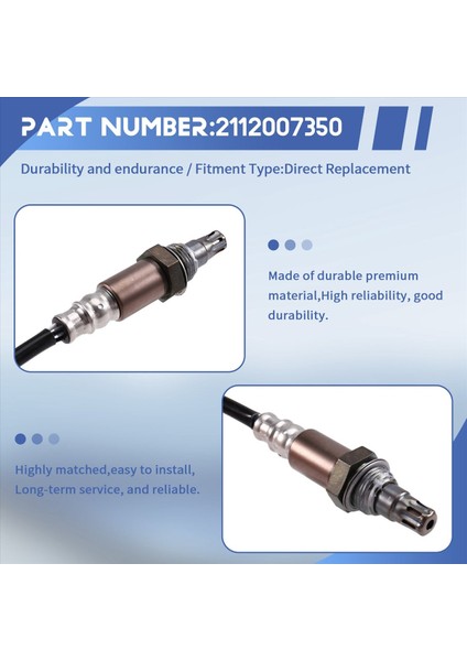 211200-7350 Araba O2 Nissan Için Oksijen Sensörü 2112007350 Araba Sensörü Yedek Parçalar 2112007350 (Yurt Dışından) indirimleri