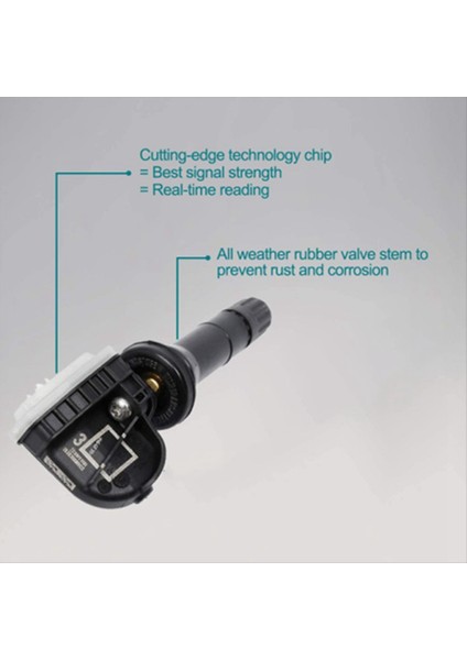 2pcs 315MHZ Tpms Sensörü 13598771 13598772 Chevrolet Silverado Gmc Sierra Buick Enclave Cadillac Lastik Basınç Sensörü (Yurt Dışından) modelleri