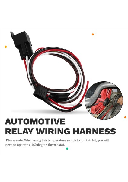 Çift Elektrik Fan Rölesi Kiti Radyatör Elektrik Soğutma Fan Termostat Kiti Sıcaklık Sensörü Anahtarı 185 On 175 Kapalı (Yurt Dışından) indirimleri