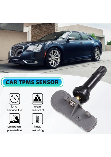 4pcs 68241067AB 433MHZ Tpms Chrysler Için Lastik Basınç Sensörü 300 Dodge Ram Şarj Cihazı Jeep Wrangler Grand Cherokee (Yurt Dışından) fırsatları