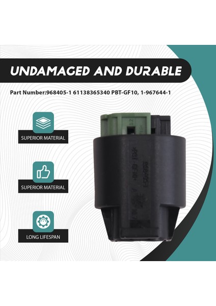 20PCS Su Sıcaklık Sensörü 2pin Konektör Fişi 1-967644-1 968405-1 Bmw 3 5 7 Serisi (Yurt Dışından) fırsatları