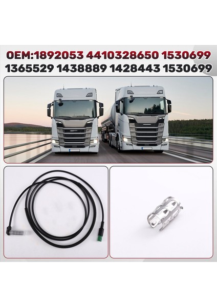 1892053 Scania Için Tekerlek Hız Sensörü Abs Sensörü 4410328650 1530699 1365529 1438889 1428443 1530699 (Yurt Dışından) indirimleri