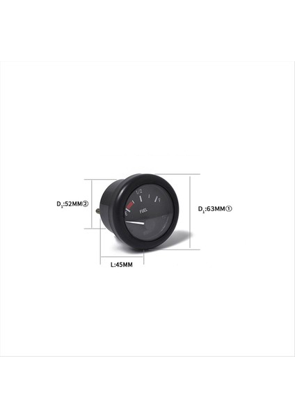 52MM Evrensel Yağ Basınç Göstergesi Gösterge Işığı ve Yağ Seviyesi Sensörü Marine Yat Yakıt Seviyesi Göstergesi Ölçer (Yurt Dışından) fiyatları