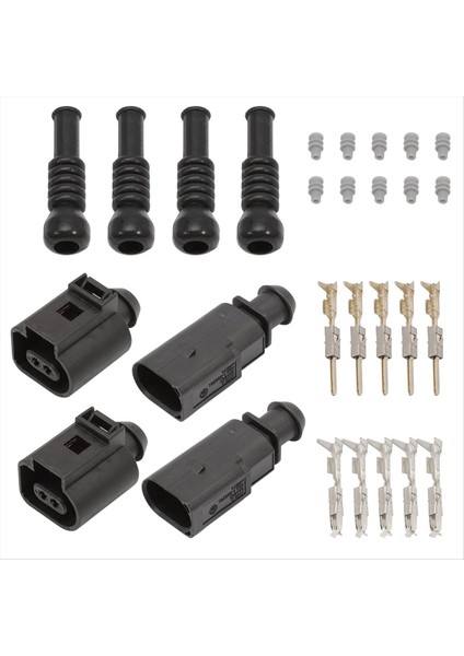 Erkek Dişi Konektör Sensörü Fiş Adaptör Fiş Kp Kiti 1J0973702 1J0973802 6N0906102 Vw Audi Skoda Için (Yurt Dışından) indirimleri