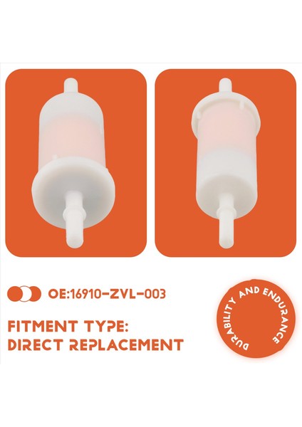 Motor Yakıt Filtresi Deniz Yakıt Filtre Elemanı 16910-ZVL-003 Honda Dıştanezi Için Bf 200 225 250 Hp 2007 ve Geç 2pcs (Yurt Dışından) indirimleri