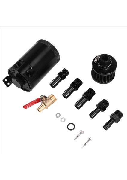 Evrensel Araba Şaşkın Yağ Yakalama Tank Rezervuar Ayırıcı Olabir 2 Port Fit Sindir Sindir Havalandırıcı (Yurt Dışından) modelleri