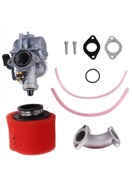 26MM+38MM Karbüratör Hava Filtresi Giriş Borusu XR100 CRF100 Yırtıcı GX200 196CC Için Evrensel (Yurt Dışından)