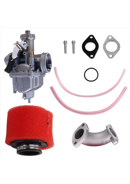 26MM+38MM Karbüratör Hava Filtresi Giriş Borusu XR100 CRF100 Yırtıcı GX200 196CC Için Evrensel (Yurt Dışından) modelleri