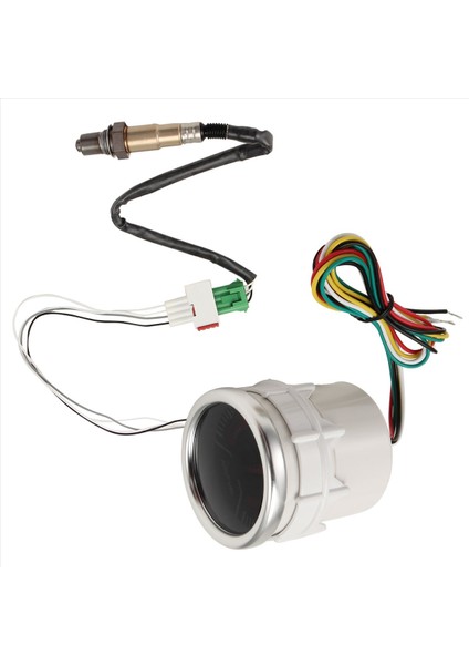 2 Inç 52MM Gösterge Hava Yakıt Oranı Dar Bantlı O2 Oksijen Sensörü 0258006028 LED Metre Yarış Göstergesi Otomobil 12V (Yurt Dışından) modelleri