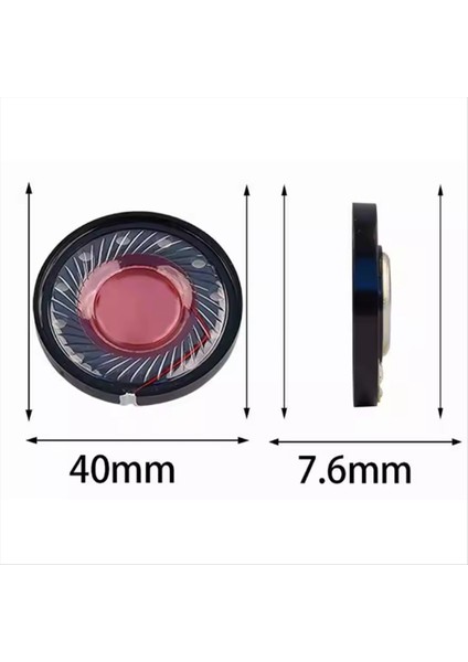 1 Çift Kulaklık Üniteleri 40MM Sürücü Kenarı Evcil Hayvan, Bluetooth Kulaklık Dıy Ünitesi, Gürültü Azaltma, Kompozit Film 32ω 111DB G402B (Yurt Dışından) fırsatları