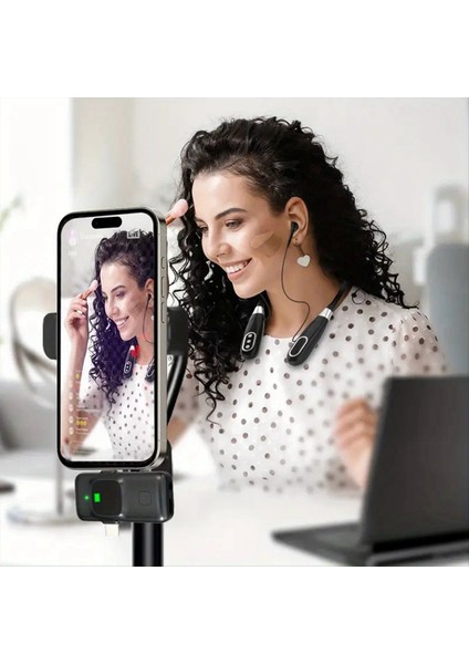 Kablosuz Ses Kartı Kulaklık Asılı Boyun Kulaklığı Çok Fonksiyonlu Gürültü Önleme Oyunu Canlı Yayın Kulaklığı (Yurt Dışından) fırsatları