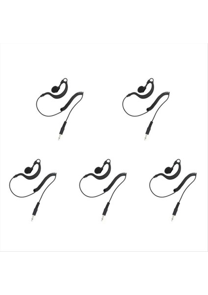 G Şekil Yumuşak Kulak Kancası Kulaklık Kulaklığı 3,5mm Fiş Kulak Kancası Mp3 Akıllı Telefonlar Telsiz Tallie (Yurt Dışından)