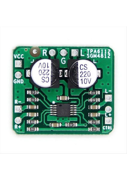 Kulaklık Amplifikatör Kartı 150 Mw Ses Diferansiyel Dengeli TPA6112 ve SGM4812 Hıfı Amp Modülü Hoparlör Modülü (Yurt Dışından)