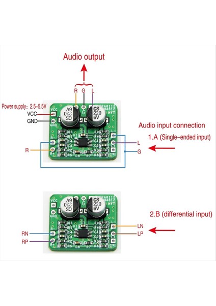 Kulaklık Amplifikatör Kartı 150 Mw Ses Diferansiyel Dengeli TPA6112 ve SGM4812 Hıfı Amp Modülü Hoparlör Modülü (Yurt Dışından) fiyatları