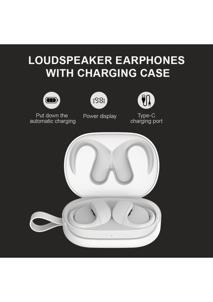 2 Adet Şarj Çantası ile Yardımcı Dinleme Kulaklıkları, Kulak Gürültüsünü Azaltmada Mini, Yaşlı Işitme Cihazı Amplifikatörü Beyaz (Yurt Dışından) modelleri