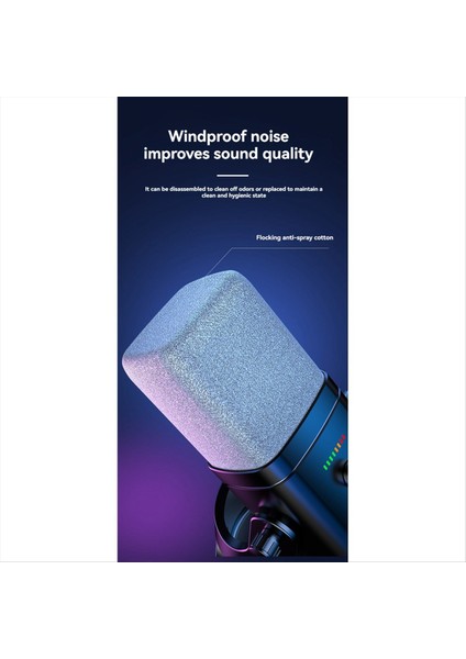 Rgb Gaming Mic Usb/xlr Dinamik Mikrofon Gürültü Azaltma, Sessiz, Oyun Akışı Için Kulaklık Kriko Podcast Siyah (Yurt Dışından) indirimleri