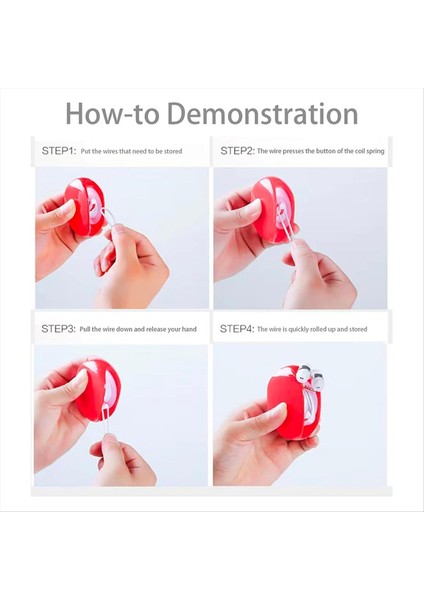 2pcs Otomatik Kablo Sarıcı Kulaklık Kablo Saklama Kutusu Taşınabilir Kordon Yönetimi Tutucu Küçük Kulaklık Kablosu Organizatör (Yurt Dışından) fırsatları