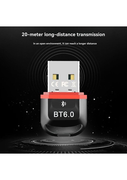 USB Bluetooth 6.0 Adaptörü USB Dongle Bluetooth Alıcı ve Bluetooth Klavye/fare/kulaklık/hoparlör C Için Verici C (Yurt Dışından) modelleri
