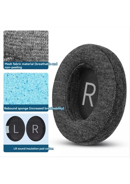 Bose Için Yedek Kulak Pedleri 700 NC700 Kulaklıklar Earpads NC700 Kulak Yastıkları Kapak Köpük Pad Kulaklık Parçaları Gri (Yurt Dışından) fiyatları