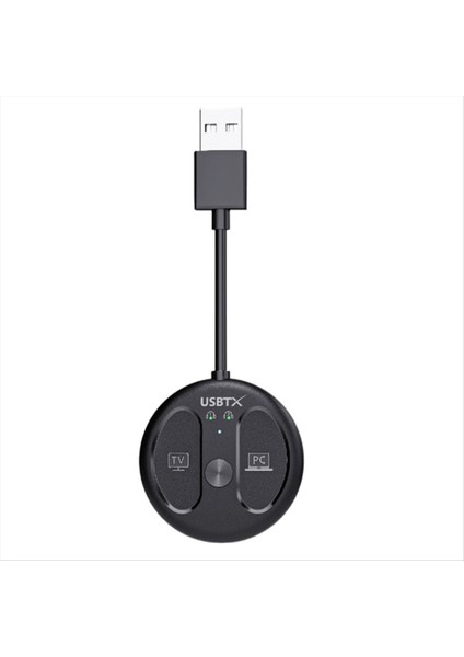 USB Bluetooth 5.4 Audio Verici 50M Bariyersiz Kablosuz Stereo Müzik Adaptörü USB Dongle Connect 2 Kulaklık (Yurt Dışından)