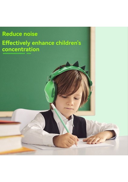 Yeşil Kulaklar Çocuk Kulaklıkları Çocuklar Için Ayarlanabilir Karşıtı Işitme Koruyucusu Çalışma ve Uyku Gürültü Engelleme (Yurt Dışından) modelleri