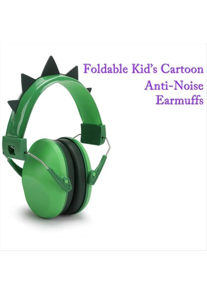 Yeşil Kulaklar Çocuk Kulaklıkları Çocuklar Için Ayarlanabilir Karşıtı Işitme Koruyucusu Çalışma ve Uyku Gürültü Engelleme (Yurt Dışından) fırsatları